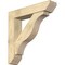Ekena Millwork Funston Slat Rough Sawn Bracket w/ Offset Brace, Douglas Fir, 8"W x 38"D x 38"H BKT0806X38X38FST06RDF - alternate 1